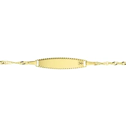 Histoire d'Or Bracelet Identite Bebe Or Jaune Ericka Hot