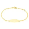 Histoire d'Or Bracelet Identite Bebe Or Jaune Ericka