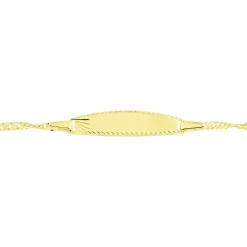 Histoire d'Or Bracelet Identite Bebe Or Jaune Eowyn Hot