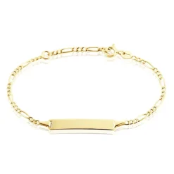 Histoire d'Or Bracelet Identite Bebe Bartolomee or jaune Outlet