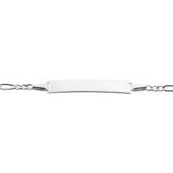 Histoire d'Or Bracelet Identite Bebe Or Blanc Bartolomee Clearance