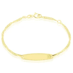 Histoire d'Or Bracelet Identite Bebe Or Jaune Eowyn Best