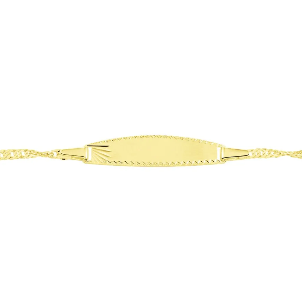 Histoire d'Or Bracelet Identite Bebe Or Jaune Eowyn Best