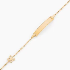 Histoire d'Or Bracelet Identitée Buster Or Jaune Outlet