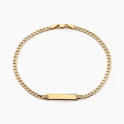 Histoire d'Or Bracelet Identitée Genevra Or Jaune Discount