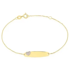 Histoire d'Or Bracelet Identitée Marcel Or Jaune