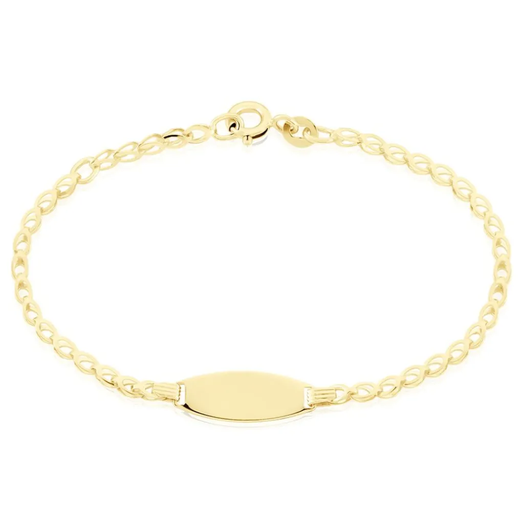 Histoire d'Or Bracelet Identitée Marcel Or Jaune Online
