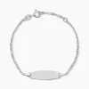 Histoire d'Or Bracelet Identitée Myline Argent Blanc Hot