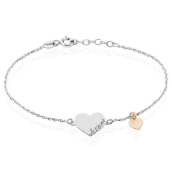 Histoire d'Or Bracelet Iella Argent Bicolore Sale