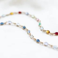 Histoire d'Or Bracelet Ilvaae Plaqué Or Jaune Pierre De Synthese plaqué or jaune pierre bleu Discount