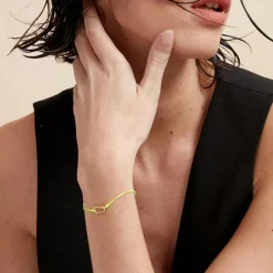 Histoire d'Or Bracelet Infini Pop argent jaune Clearance