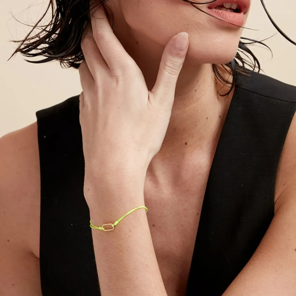 Histoire d'Or Bracelet Infini Pop argent jaune Clearance