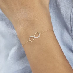 Histoire d'Or Bracelet Infino Or Jaune Diamant New