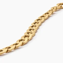 Histoire d'Or Bracelet Iris Or Jaune Maille Gourmette New