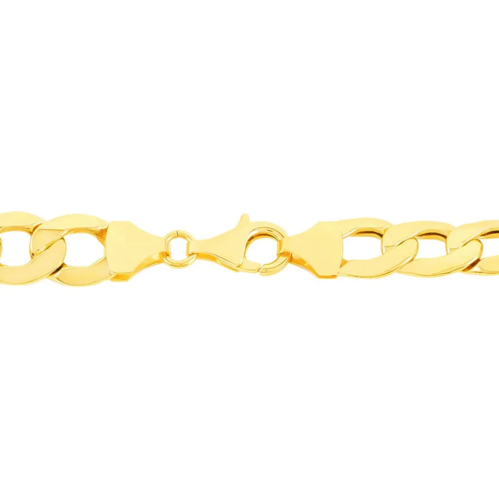 Histoire d'Or Bracelet Iris Or Jaune Maille Gourmette New