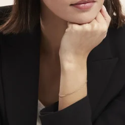 Histoire d'Or Bracelet Iris Or Jaune Maille Gourmette Discount