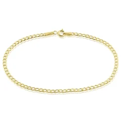 Histoire d'Or Bracelet Iris Or Jaune Maille Gourmette Online