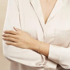 Histoire d'Or Bracelet Iris Or Jaune Maille Gourmette New