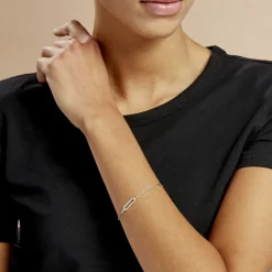 Histoire d'Or Bracelet Isabel Argent Blanc Oxyde De Zirconium Outlet