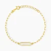Histoire d'Or Bracelet Isabel Argent Jaune Oxyde De Zirconium Clearance