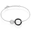 Histoire d'Or Bracelet Issara Argent Blanc Céramique Et Oxyde De Zirconium Discount