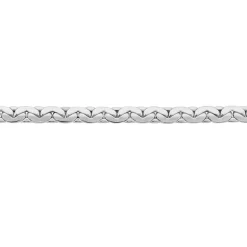 Histoire d'Or Bracelet Ivy Maille Haricot or blanc