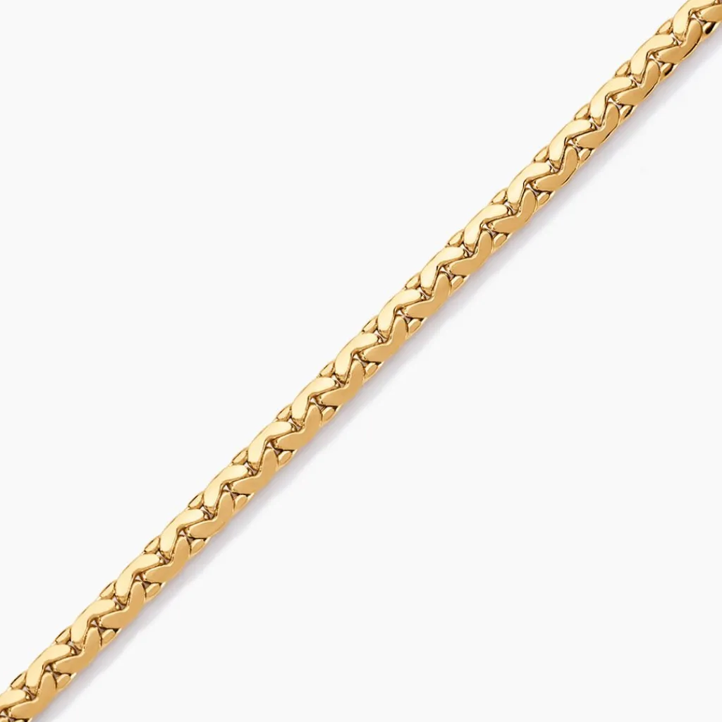 Histoire d'Or Bracelet Ivy Maille Haricot Or Jaune Discount