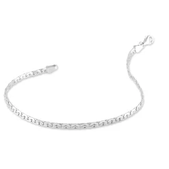 Histoire d'Or Bracelet Ivy Maille Haricot Or Blanc Online