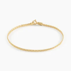 Histoire d'Or Bracelet Ivy Maille Haricot Or Jaune Discount