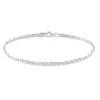Histoire d'Or Bracelet Ivy Maille Haricot Or Blanc Hot