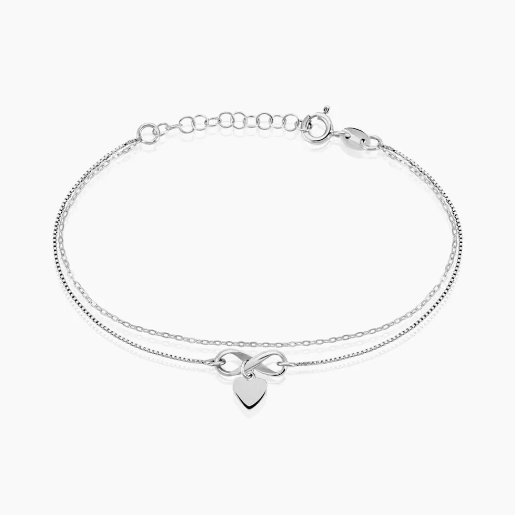 Histoire d'Or Bracelet Ivylou Argent Blanc Best