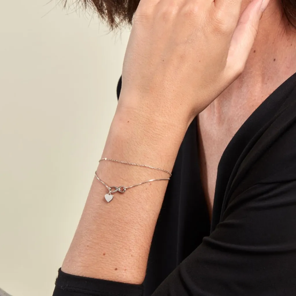 Histoire d'Or Bracelet Ivylou Argent Blanc Best