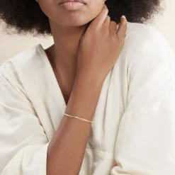 Histoire d'Or Bracelet Izel Maille Anglaise Or Jaune Outlet