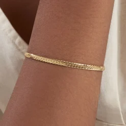 Histoire d'Or Bracelet Izel Maille Anglaise Or Jaune Outlet