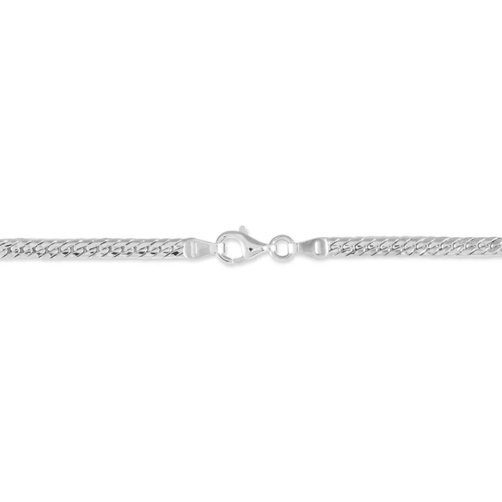 Histoire d'Or Bracelet Izel Maille Anglaise Or Blanc Discount