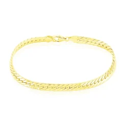 Histoire d'Or Bracelet Izel Maille Anglaise or jaune Discount