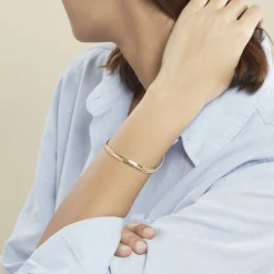 Histoire d'Or Bracelet Izel Maille Anglaise or jaune Discount