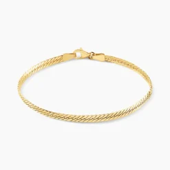 Histoire d'Or Bracelet Izel Maille Anglaise Or Jaune Outlet