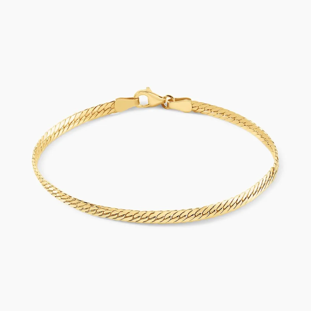 Histoire d'Or Bracelet Izel Maille Anglaise Or Jaune Outlet