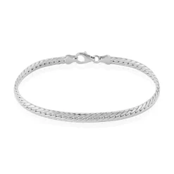 Histoire d'Or Bracelet Izel Maille Anglaise or blanc Sale