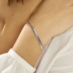 Histoire d'Or Bracelet Izel Maille Anglaise or blanc Sale