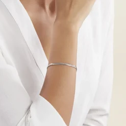 Histoire d'Or Bracelet Izel Maille Anglaise or blanc Best