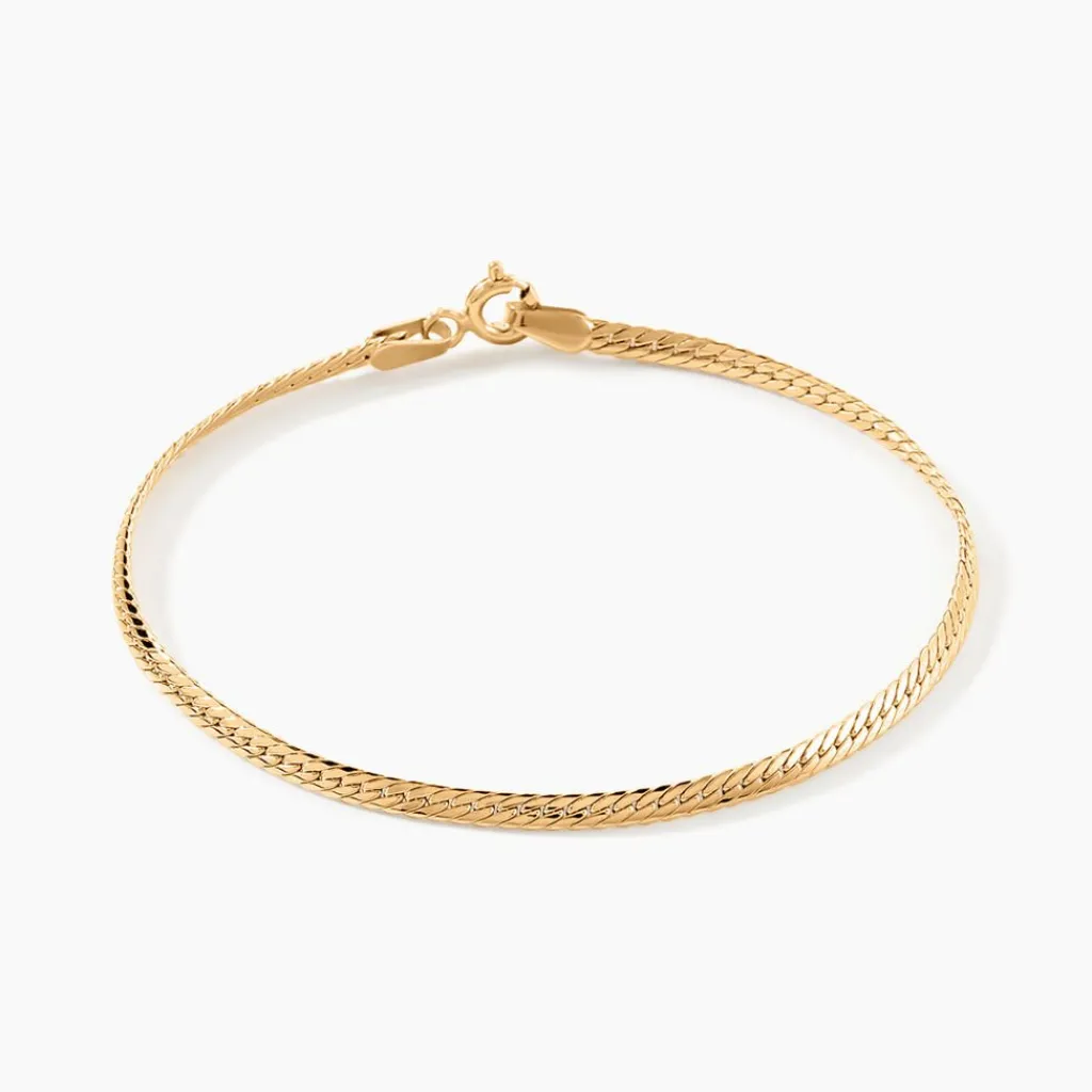 Histoire d'Or Bracelet Izel Maille Anglaise Or Jaune New
