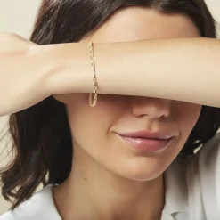 Histoire d'Or Bracelet Izel Maille Anglaise Or Jaune Outlet