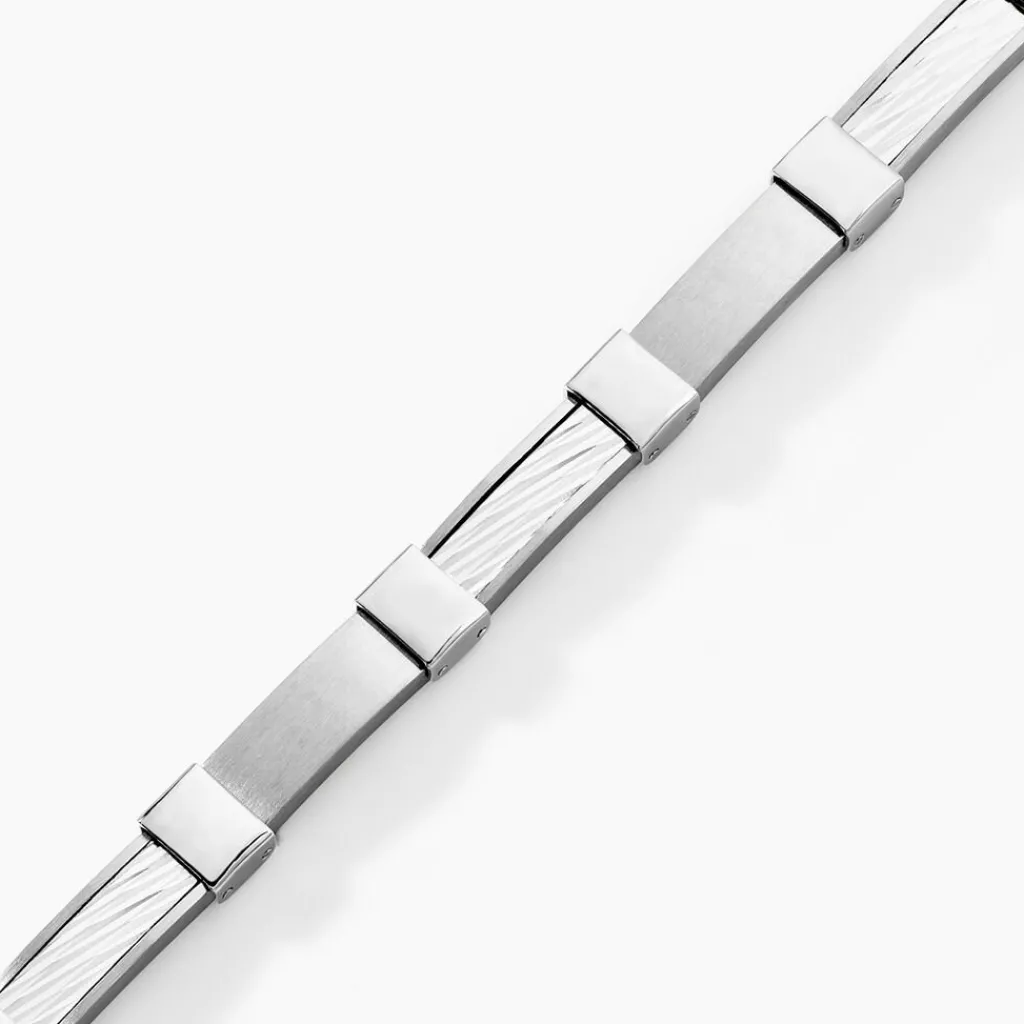 Histoire d'Or Bracelet Jack Acier Blanc Online