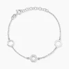 Histoire d'Or Bracelet Jalila Argent Blanc Oxyde De Zirconium Outlet