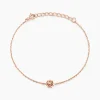 Histoire d'Or Bracelet Jannea Argent Rose Oxyde De Zirconium Sale