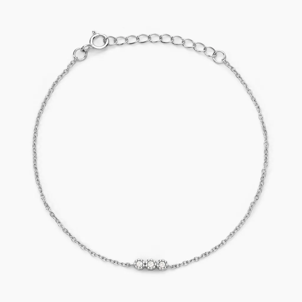 Histoire d'Or Bracelet Janys Argent Blanc Oxyde De Zirconium Best