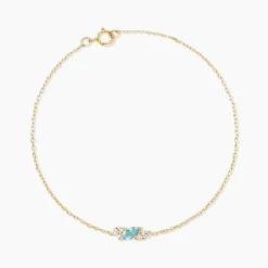 Histoire d'Or Bracelet Jardin Secret Or Jaune Topaze Oxyde De Zirconium Discount