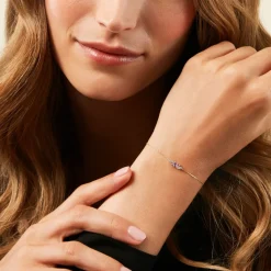 Histoire d'Or Bracelet Jardin Secret Or Jaune Améthyste Oxyde De Zirconium Outlet